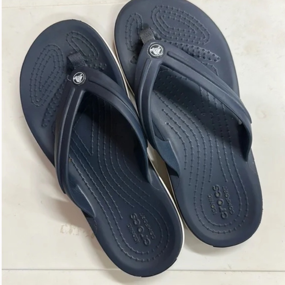 Croc flip flops